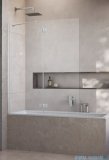 Radaway Essenza Brushed Nickel PND II parawan nawannowy 100cm lewy szczotkowany nikiel/przejrzyste 110002100-91-01L