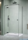 Radaway Essenza Kdj Brushed GunMetal kabina 80x110cm lewa szczotkowany grafit 1385043-92-01L/1384053-01-01