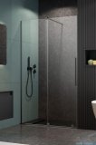 Radaway Furo Brushed GunMetal DWJ drzwi prysznicowe 110cm lewe szczotkowany grafit 10107572-92-01L/10110530-01-01