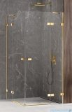 New Trendy Avexa Gold Shine kabina prostokątna 90x80x200 cm przejrzyste EXK-1696