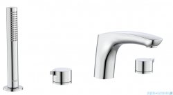 Roca Insignia bateria nawannowa 4 otworowa chrom A5A093AC00