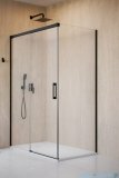 Radaway Idea Black 8 Kdj kabina 110x70cm lewa czarny mat/szkło przejrzyste 10340570-54-01L/10350503-01-01/10360070-01-01R