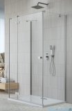 Radaway Essenza Brushed Nickel Kdj+S kabina 80x90x80cm lewa szczotkowany nikiel 1384051-01-01/1385020-91-01L/1384051-01-01