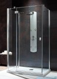 Radaway Kabina prysznicowa Essenza KDJ+S 90x120x90 lewa szkło przejrzyste + brodzik Doros D + syfon 32943-01-01L
