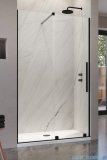 Radaway Furo Black DWJ drzwi prysznicowe 150cm lewe szkło przejrzyste 10107772-54-01L/10110730-01-01