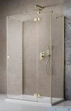 Radaway Essenza Brushed Gold Kdj+S kabina 80x80x80cm prawa szczotkowane złoto 1384051-01-01/1385021-9901R/1384051-01-01