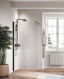 Novellini Kali H Kabina walk-in 110cm profile czarne KALIH110-1H