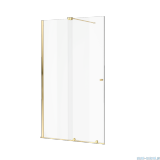 Excellent Ortigo Walk-in kabina prysznicowa 120x200 cm, złoty połysk KAEX.5012.K.1200.GL