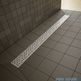 Radaway prostokątny brodzik podpłytkowy z odpływem liniowym Quadro na dłuższym boku 119x89cm 5DLA1209B,5R095Q,5SL1