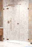 Radaway Essenza Pro Brushed Copper Kdj kabina 100x75cm lewa szczotkowana miedź 10097100-93-01L/10098075-01-01