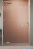 Radaway Fuenta Dwjs drzwi wnękowe 140cm lewe chrom połysk szkło przejrzyste 1384033-01-01L/1384090-01-01