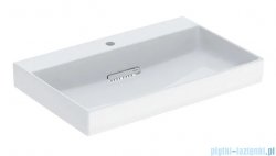 Geberit One CleanDrain Umywalka prostokątna z otworem na baterię 75x48cm KeraTect 505.036.00.1
