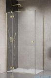 Radaway Essenza 8 Brushed Gold Kdj kabina 90x75cm lewa szczotkowane złoto 10480612-01-01L/10470237-99-01L/10113075-01-01