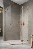 Radaway Essenza Pro Brushed Copper Kdd kabina 100x80cm szczotkowana miedź 10096100-93-01L/10096080-93-01R
