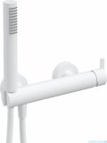 Deante SILIA Bateria prysznicowa z zestawem prysznicowym bianco BQS A41M