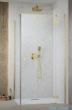 Radaway Essenza 8 Gold Kdj kabina 100x75cm prawa złoty połysk/szkło przejrzyste 10480612-01-01R/10470337-09-01R/10113075-01-01