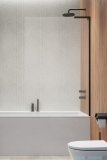 Radaway Modo SL Black PNJ II parawan nawannowy 80cm prawy czarny mat/przejrzyste 10316080-54-01R