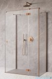 Radaway Essenza Brushed Copper Kdj+S kabina 75x100x75cm prawa szczotkowana miedź 1384049-01-01/1385022-93-01R/1384049-01-01