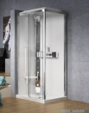 Novellini Glax 3 standard kabina prysznicowa 120x90 lewa srebrny GL32P299ST-1B