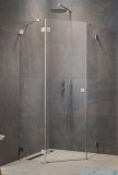 Radaway Essenza Ptj Brushed Nickel kabina pięciokątna 90x90cm lewa szczotkowany nikiel 1385010-91-01L/1385050-01-01