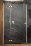 Radaway Essenza 8 Brushed Gold Dwj drzwi wnękowe 100cm lewe szczotkowane złoto/szkło przejrzyste 10480612-01-01L/10460337-99-01L