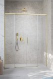 Radaway Idea 8 Dwd Brushed Gold drzwi wnękowe 180cm szczotkowane złoto 10380485-99-01/10390418-01-01