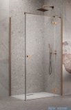 Radaway Essenza Kdj Brushed Copper kabina 90x110cm prawa szczotkowana miedź 1385044-93-01R/1384053-01-01