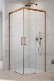 Radaway Idea Kdd Brushed Copper kabina 110x70cm szczotkowana miedź 387063-93-01L/387065-93-01R