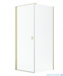 Radaway Nes 6 Kdj I Brushed Light Gold kabina 90x80cm lewa szczotkowane jasne złoto 10022090-98-01L/10039080-01-01