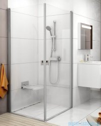 Ravak Chrome CRV1 drzwi prysznicowe 1/2 90cm białe transparent 1QV70101Z1