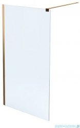 Massi Fix Gold 80x195 cm kabina Walk In przejrzyste MSKP-FA1021-80-G