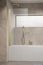 Radaway Nes Pnj Brushed Gold parawan nawannowy 60cm lewy szczotkowane złoto 10011060-99-01L