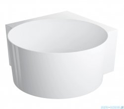 Omnires Ovo M+ wanna wolnostojąca narożna okrągła 120x120 cm biały połysk OVO120WNBP