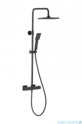 KFA LOGON BLACK deszczownia z baterią termostatyczną natryskową czarny 5746-910-81