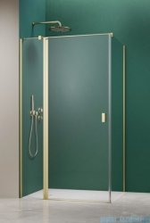 Radaway Nes 6 Kdj II Brushed Light Gold kabina 90x75cm lewa szczotkowane jasne złoto 10032090-98-01L/10039075-01-01