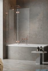 Radaway Essenza Pro Brushed Copper Pnd II parawan nawannowy 140cm lewy szczotkowana miedź 10102140-93-01L