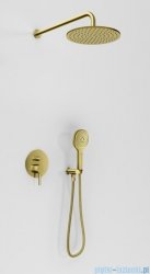 Kohlman Axel Brushed Gold zestaw prysznicowy złoto szczotkowane QW210AGDBR30