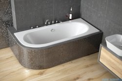 Besco Avita Slim 160x75cm wanna asymetryczna prawa #WAV-160-NPS