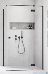 Radaway Essenza 8 Black Kdj kabina 120x70cm prawa czarny mat/szkło przejrzyste 10480812-01-01R/10470337-54-01R/10113070-01-01