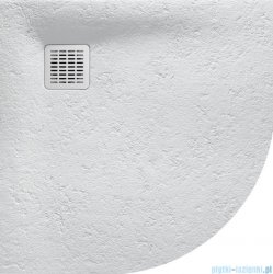 Roca Terran 90x90cm brodzik półokrągły konglomeratowy perłowy AP10538438401630