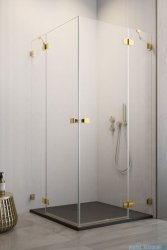 Radaway Essenza Pro Gold Kdd kabina 100x100cm złoty połysk/szkło przejrzyste 10096100-09-01L/10096100-09-01R