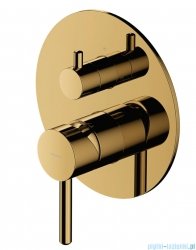 Omnires Y element natynkowy baterii prysznicowej 2-wyjściowej złoty połysk Y1247ROGL