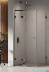 New Trendy Eventa Black Chrome kabina prysznicowa prostokątna 110x120x200 cm lewa przejrzyste czarny połysk EXK-6168