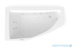 Roca Aquamarina wanna 175x100cm lewa z hydromasażem Smart WaterAir Plus A24T237000
