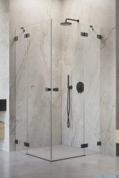 Radaway Essenza Pro Brushed GunMetal Kdd kabina 90x90cm szczotkowany grafit 10096090-92-01L/10096090-92-01R