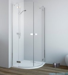 Radaway Fuenta New Pdd kabina 90x80cm szkło przejrzyste 384001-01-01L/384002-01-01R