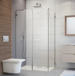 Radaway Arta Kds II kabina 90x100cm lewa szkło przejrzyste 386521-03-01R/386101-03-01/386112-03-01