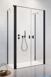 Radaway Nes 8 Black Dwd+2S kabina 70x90x70cm czarny mat/szkło przejrzyste 10080070-54-01/10082190-54-01/10080070-54-01