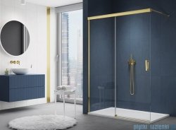 SanSwiss Cadura Gold Line kabina Walk in 110cm lewa ze ścianką przesuwną CAW2G1101207
