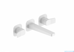 KFA MALAGA WHITE bateria umywalkowa podtynkowa 3-otworowa biały  4529-821-44